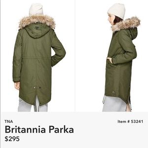Aritzia TNA Britannia Parka